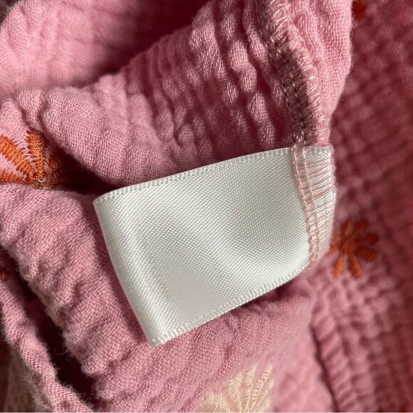 Womens/Teens Pink Floral Dress Size Medium Cottagecore Spring Stitch Drop Plus - Picture 2 of 5